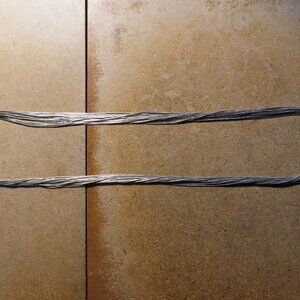 Liquid Sterling Silver 20-Strand Necklace (Artist's Hallmark is not readable)